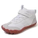 KUBUA Kids High Top Barefoot Shoes Boys Girls Minimalist Zero Drop Sneakers