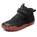 KUBUA Kids High Top Barefoot Shoes Boys Girls Minimalist Zero Drop Sneakers