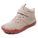 KUBUA Kids High Top Barefoot Shoes Boys Girls Minimalist Zero Drop Sneakers