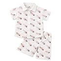 Kuchipoo Boys 100 Muslin Organic Cotton Co-Ord