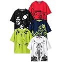 Kuchipoo Boys Cotton Printed T-Shirts Half