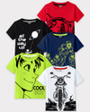 Kuchipoo Boys Printed Cotton Blend Regular T