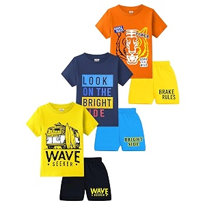 Kuchipoo Boys Regular Fit Cotton T-Shirts and