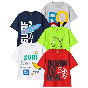 Kuchipoo Boys Regular Fit Cotton T-Shirt