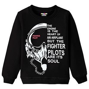 Kuchipoo Boys Regular Fit Winterwear Sweatshirt