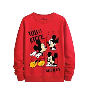 Kuchipoo Disney Boys Regular Fit Winterwear Sweatshirt