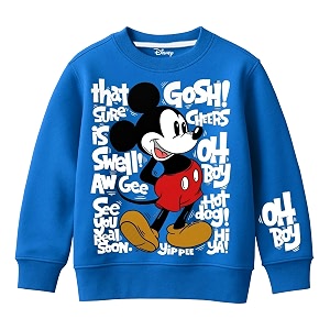 Kuchipoo Disney Boys Regular Fit Winterwear Sweatshirt