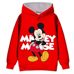Kuchipoo Disney Mickey Mouse Boys Winterwear Hoodie