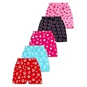 Kuchipoo Girls Regular Fit Cotton Shorts -