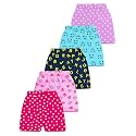 Kuchipoo Girls Regular Fit Cotton Shorts -