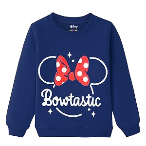 Kuchipoo Girls Regular Fit Winterwear Sweatshirt