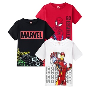 Kuchipoo Marvel Boys Half Sleeves Regular Fit