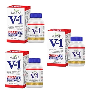kudos v-1 tablets - 60 tablets pack of 3