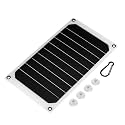 Solar Panel Mobile Power, Ip64 Waterproof Outdoor Portable Solar Charger, Mobile Power Charger 5V Usb Output, Compatible With Smartphones, Tablets, Black