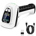 KUIIYER 1D QR 2D Barcode Scanner, Bluetooth Wireless Bar Code Reader