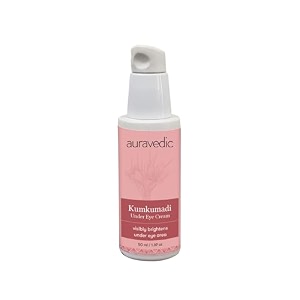 auravedic under eye cream for dark circles for men women kumkumadi tailam dark circles removal cream for women men 50g kumkumadi oil under eye cream for women men