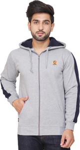 Kundan Full Sleeve Color Block Men Sweatshirt
