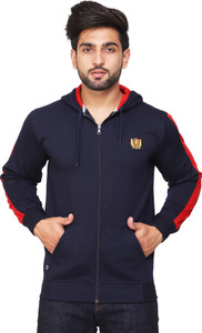 Kundan Full Sleeve Color Block Men Sweatshirt