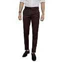 KUNDAN Slim Fit Men Polyester Viscose Blend