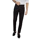KUNDAN Slim Fit Men Polyester Viscose Blend