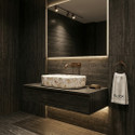 KUNDASTUDIO Premium Ceramic Marble Finish Matt Wash