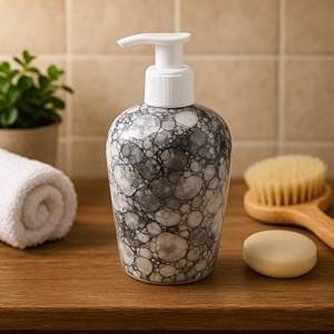 Ceramic Liquid Soap Dispenser - Refillable Bathroom