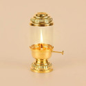 kunmetal poojanavratridiwali metal brass finish akhand jyoti