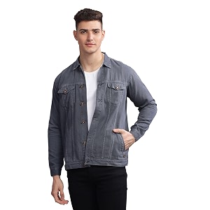 Kuons Avenue Mens Regular Fit Trucker Jacket