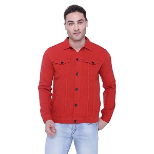 Kuons Avenue Mens Regular Fit Trucker Jacket