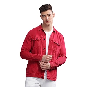 Kuons Avenue Mens Regular Fit Trucker Jacket