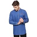 Kuons Avenue Men39s Short Denim Kurta 