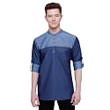 Kuons Avenue Men39s Short Denim Kurta 