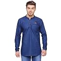 Kuons Avenue Men39s Short Denim Kurta 