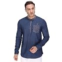 Kuons Avenue Men39s Cotton Solid Tailored Henley