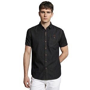 Kuons Avenue Mens Denim Casual Shirt