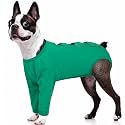 Kuoser Dog Surgery Suit Female Spay, Dog Recovery Sleeves for Front Legs, Prevent Licking Recovery Suit for Dogs, Pet Surgical Suit Doggie Onesie, Puppy Elbow Protector for Leg Injuries and Joint Pain