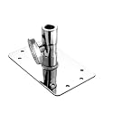 Kupo Baby Receiver Wall Plate, Steel Mount with 5/8" Locking Receiver for Lighting, Monitors, and Accessories in Studio Installations (KG008312)