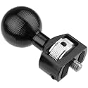 Kupo Super Knuckle Ball with 1/4"-20 Screw for Camera and Accessory Mounting, CNC Aluminum Ball with Anti-Slip Base for Super Knuckle System (KG074411)