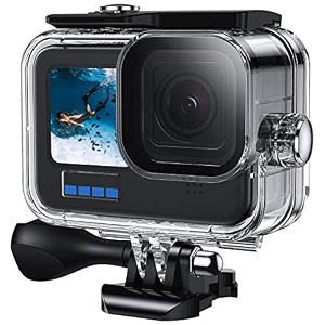 waterproof case 60m196ft underwater protective dive housing shell with bracket mount accessories for go pro 11109 action camera