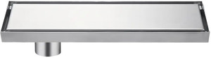 kuric floor stainless steel push down strainer 305 cm set of 1
