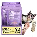 KURO & KAI Freeze Dried Cat Treats, Cat Lollipops, 20 Count (4 Packs of 5)