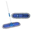 Kuroxo Wet and Dry Flat Floor Mop 67x14x5 (18 INCH MOP with 4 FEET Handle) Easy to Use Floor Cleaning Mop | Home | Office | Hotels | Hospitals (Set of 1) (18 INCH Full Set with 1 Extra PAD)