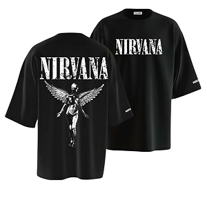 Kurt Kobain Nirvana Oversized T Shirt for
