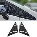 Kurtz Front Side Window Louvers for 9th Gen Honda Civic Sedan 2012 2013 2014 2015 Triangular Window Glass Blinds Air Vent Scoop Shades Cover Blinds Trim Sport Accessories ABS Carbon Fiber 2PCS