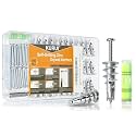 KURUI Heavy Duty Metal Drywall Anchors, Self-Drilling Anchor &amp; Screw Kit