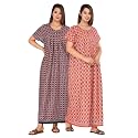 Kuruti B Sheets Cotton Nighty for Women
