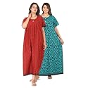 Kuruti B Sheets Cotton Nighty for Women