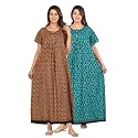 Kuruti B Sheets Cotton Nighty for Women