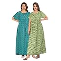 Kuruti B Sheets Cotton Nighty for Women
