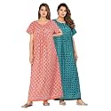 Kuruti B Sheets Cotton Nighty for Women